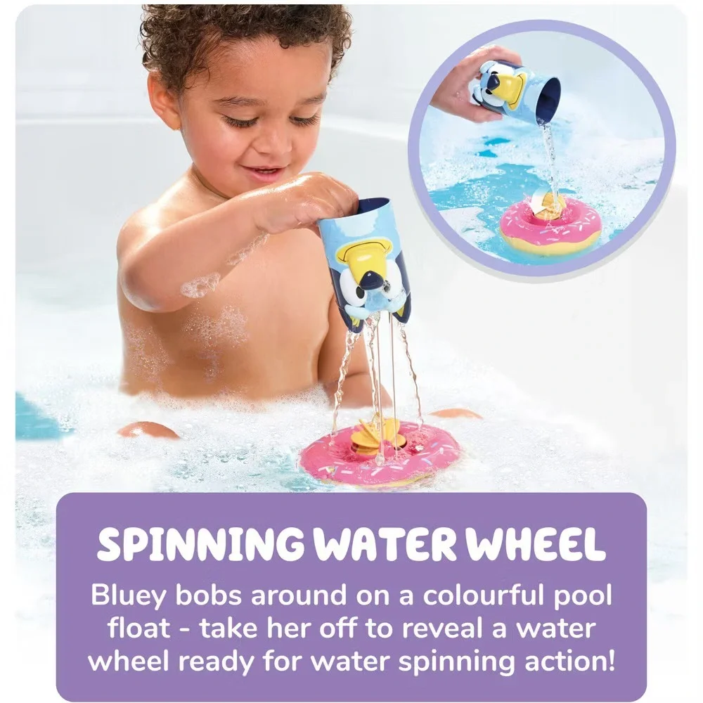 Lot of 2 Bluey Bath Toys - Splash & Float‎ Bluey & Bluey Bath Foam Puzzles NEW